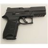 Image 2 : Sig Sauer Model P250 DA semi-automatic  pistol, 9mm Para. caliber, 4” barrel, black  finish, S/N EAU
