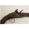 Image 1 : Mid-Eastern flintlock trade pistol, .70  caliber, 14” barrel, wood stock, brass tacked  and decorate