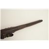 Image 2 : Mid-Eastern flintlock trade pistol, .70  caliber, 14” barrel, wood stock, brass tacked  and decorate
