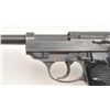 Image 2 : German P-38 semi-automatic pistol,  ac43-marked, 9mm caliber, 5” barrel, military  blued finish, bla