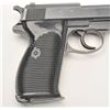 Image 4 : German P-38 semi-automatic pistol,  ac43-marked, 9mm caliber, 5” barrel, military  blued finish, bla