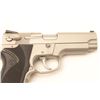 Image 1 : Smith & Wesson Model 4006 DA semi-automatic  pistol, .40 S&W caliber, 4” barrel,  stainless, checker