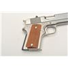 Image 2 : Detonics MK VI semi-automatic pistol, .45  caliber, 3.5” barrel, stainless, checkered  wood grips, S