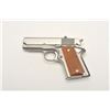 Image 4 : Detonics MK VI semi-automatic pistol, .45  caliber, 3.5” barrel, stainless, checkered  wood grips, S