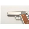 Image 6 : Detonics MK VI semi-automatic pistol, .45  caliber, 3.5” barrel, stainless, checkered  wood grips, S