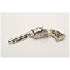 Image 4 : Great Western Arms Co. SAA revolver, .22  caliber, 5.5” barrel, nickel finish, faux  stag grips, S/N