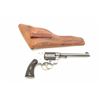 Image 1 : Colt Police Positive DA revolver, .38 Special  caliber, 6” barrel, high polish blued  finish, checke