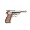 Image 2 : German P-38 byf 43 marked semi-automatic  pistol, 9mm caliber, 4.75” barrel, military  finish maroon
