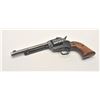 Image 3 : Ruger Single-Six revolver, .22 caliber, 6.5”  barrel, blued finish, wood medallion grips,  S/N D5043