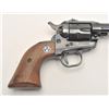 Image 5 : Ruger Single-Six revolver, .22 caliber, 6.5”  barrel, blued finish, wood medallion grips,  S/N D5043