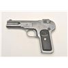 Image 2 : Browning Model 1899 semi-automatic pistol,  .32 ACP caliber, 4” barrel, blued finish,  scarce early 