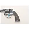 Image 1 : Colt Police Positive DA revolver, .38  caliber, 4” barrel, blued finish, checkered  hard rubber grip