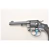 Image 2 : Colt Police Positive DA revolver, .38  caliber, 4” barrel, blued finish, checkered  hard rubber grip