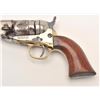 Colt Pocket conversion revolver, .38 RF  caliber, 4.5” barrel, nickel finish, wood  grips, S/N 7455,