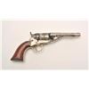 Image 5 : Colt Pocket conversion revolver, .38 RF  caliber, 4.5” barrel, nickel finish, wood  grips, S/N 7455,