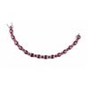 Image 1 : Nice ladies bracelet set with 28 intense red  Rubies weighing approx. 15.00 carats set in  sterling 