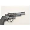 Image 3 : Smith & Wesson Model 19-4 DA revolver, 4”  barrel, blued finish, Pachmayr checkered  rubber grips, S