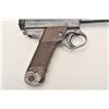 Image 6 : Japanese Nambu semi-automatic pistol with  clamshell holster and strap, 8mm, 4.5”  barrel, wood grip