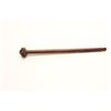 Image 3 : 17th century ottoman cast bronze mace head on  replaced shaft of later era. Measures 21 ½”  overall.