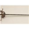 Image 3 : 19th to early 20th century armor made copy of  17th century rapier. Measures 41 ½” overall  with a 3