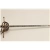 Image 8 : 19th to early 20th century armor made copy of  17th century rapier. Measures 41 ½” overall  with a 3
