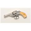 Image 2 : Smith & Wesson First Model Safety Hammerless  DA revolver, .32 caliber, 3” barrel, nickel  finish, i