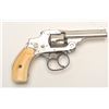 Image 3 : Smith & Wesson First Model Safety Hammerless  DA revolver, .32 caliber, 3” barrel, nickel  finish, i
