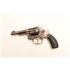 Image 3 : Smith & Wesson DA hand ejector revolver, .32  Winchester caliber, 4” barrel, blued finish,  checkere