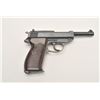Image 3 : P-38 semi-automatic pistol, marked “ac 45” on  slide, 9mm caliber, 5” barrel, military  blued finish