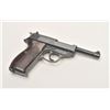 Image 5 : P-38 semi-automatic pistol, marked “ac 45” on  slide, 9mm caliber, 5” barrel, military  blued finish