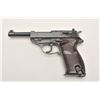 Image 6 : P-38 semi-automatic pistol, marked “ac 45” on  slide, 9mm caliber, 5” barrel, military  blued finish