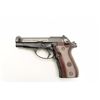Image 2 : Beretta Model 84BB DA semi-auto pistol, 9mm  short, blue finish, wood grips, no magazine,  #D65596Y,