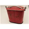 Image 3 : Vintage “Dispensit” brand metal ice  chest/cooler (ca. 1950’s); approximately 15”  in height, 16” wi