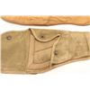 Image 1 : Two G.I.-issue canvas “jump” cases for M1  Paratrooper carbines; one Sems 1943 and U.S.  marked in t