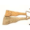Image 4 : Two G.I.-issue canvas “jump” cases for M1  Paratrooper carbines; one Sems 1943 and U.S.  marked in t