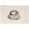 Image 1 : Chrome plated nazi era German helmet; ca.  1950s-60s; biker type; all it needs is a “Rat  Fink” stic