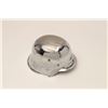 Image 3 : Chrome plated nazi era German helmet; ca.  1950s-60s; biker type; all it needs is a “Rat  Fink” stic