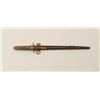 Image 1 : Japanese Naval style WWII era dagger and  sheath, wire wrapped rayskin grip, brass  mounts, in overa