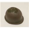 Image 1 : U.S. G.I. helmet, WW II era; re-built for  Korea; with liner and overall good to very  good conditio