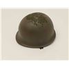 Image 3 : U.S. G.I. helmet, WW II era; re-built for  Korea; with liner and overall good to very  good conditio