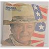 Image 3 : John Wayne’s “America, Why I Love Her” vinyl  record in sealed original dust cover.          Est.:  