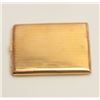 Image 2 : Multi-color rolled gold cigarette case,  signed Bigney and marked 10 yrs, 90 grams  weight.     Est.