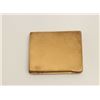 Image 1 : Gold plated cigarette case, 65 grams weight.      Est.:  $75-150