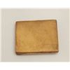 Image 2 : Gold plated cigarette case, 65 grams weight.      Est.:  $75-150