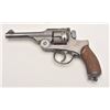 Image 1 : Japanese Type 26 DA military revolver, 9mm  caliber, 4.75” barrel, blued finish,  checkered wood gri