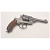 Image 8 : Japanese Type 26 DA military revolver, 9mm  caliber, 4.75” barrel, blued finish,  checkered wood gri