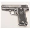 French “Unique” semi-automatic pistol, nazi  marked, 7.65mm caliber, 3.25” barrel, blued  finish, bl