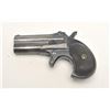 Image 3 : Remington Double O/U deringer, .41 caliber,  3” barrel group, blued finish, checkered  black hard ru
