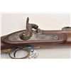 Image 3 : British Tower percussion rifle, .58 caliber,  38” barrel, brass trigger guard and butt  plate, wood 