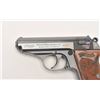 Image 1 : Walther Model PPK pre-war Commercial  semi-automatic pistol, 7.65mm caliber, 3”  barrel, blued finis